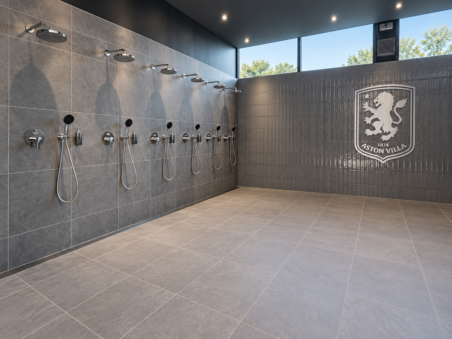 Aston Villa Football Club – Players' Shower Room Renovation